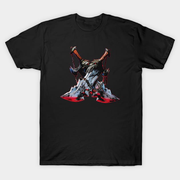 God of War - Blade of Chaos T-Shirt by Waldesign